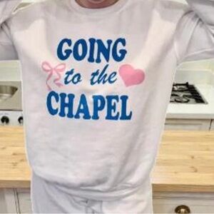 White 'Going to the Chapel' Sweatshirt